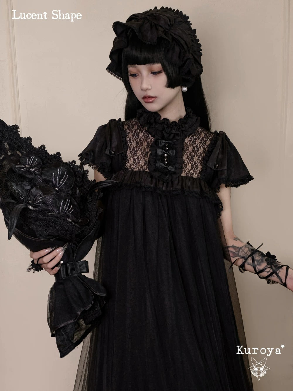 【受注予約~6/3】Lucent Shape ワンピース【Kuroya】