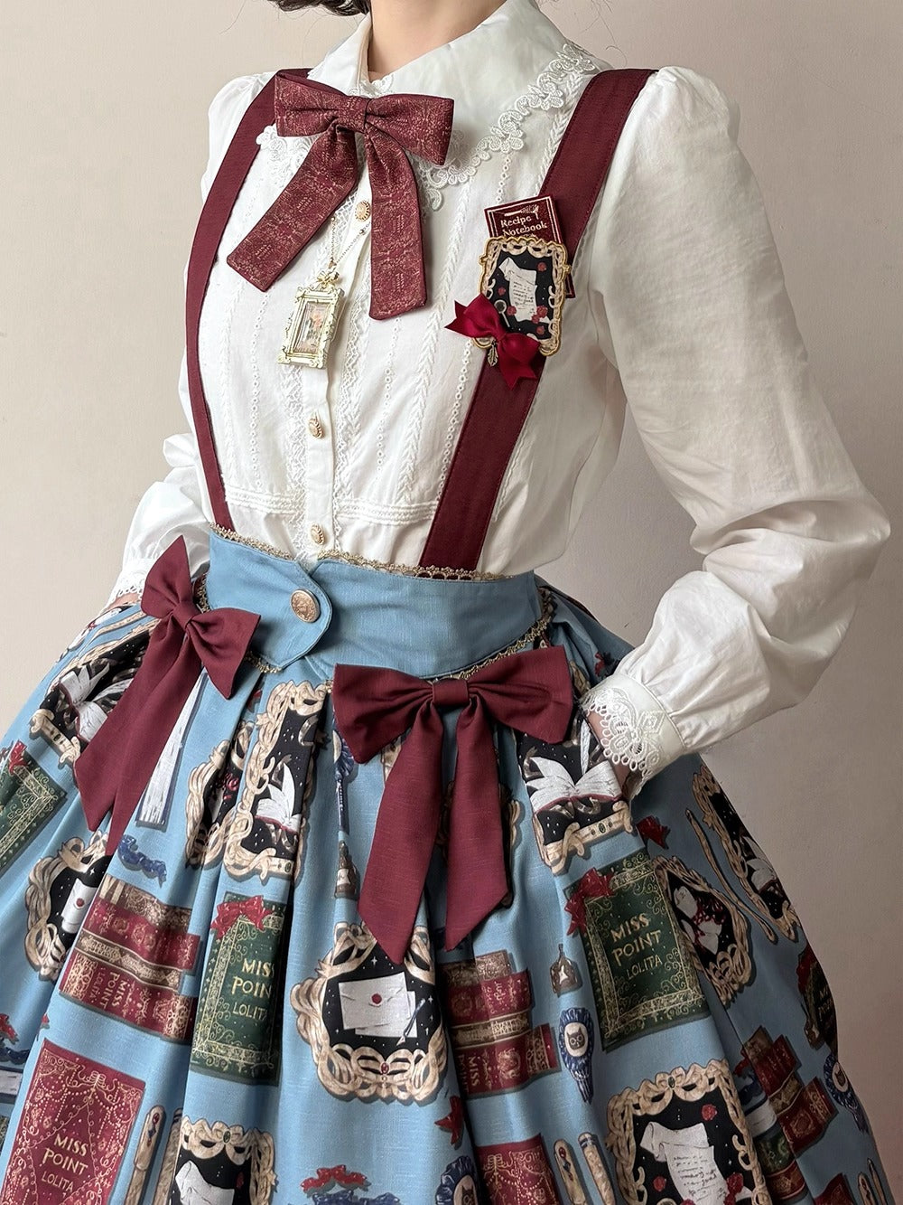 【受注予約~10/22】Wheat Book サロペット【Miss Cube】