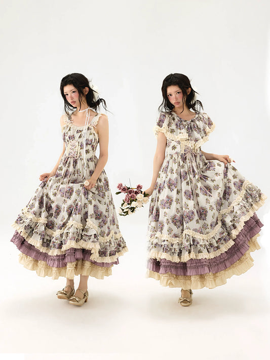 【受注予約~6/28】Bouquet of flowers for autumn 2026 ジャンパースカート(タイプ1)【BacioBouquet】
