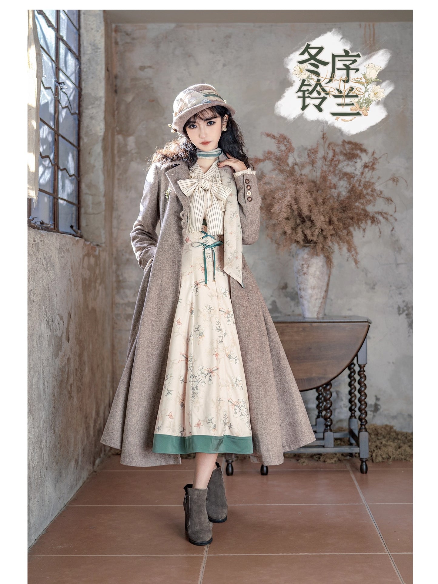 【受注予約~12/23】鈴蘭と冬 アクセサリー【Button Bear】