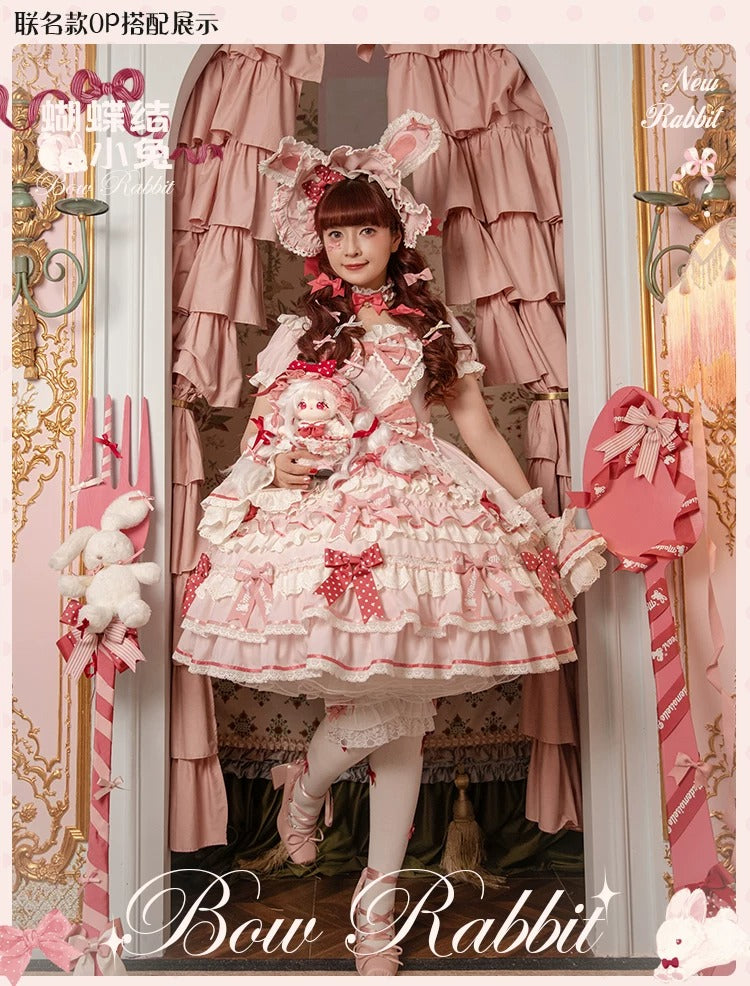 Bow Rabbit ワンピース【Melliflorpearl】