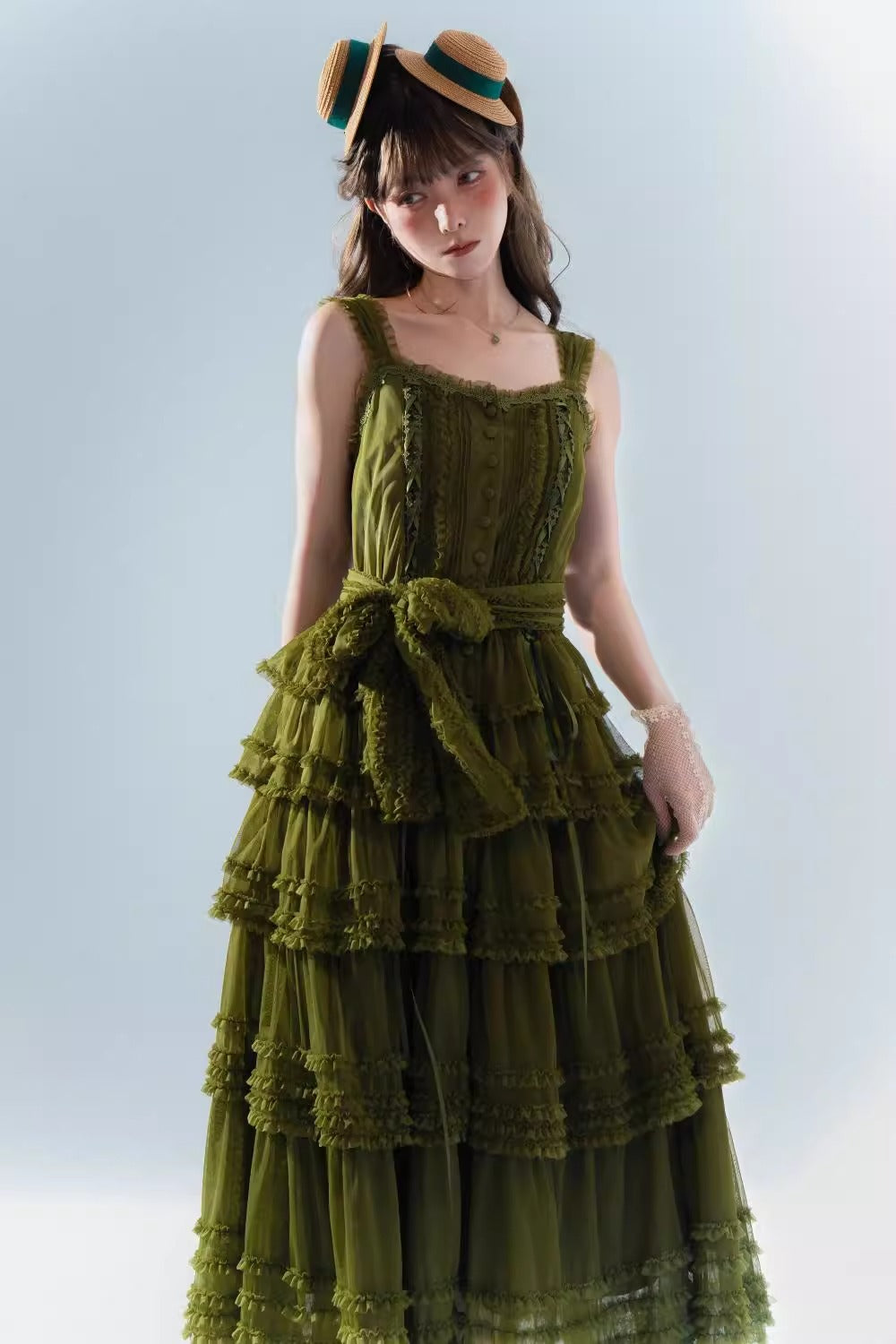 【受注予約~12/24】Lillian's Summer ジャンパースカート(タイプ1・ロング丈)【Spring Flower Language】