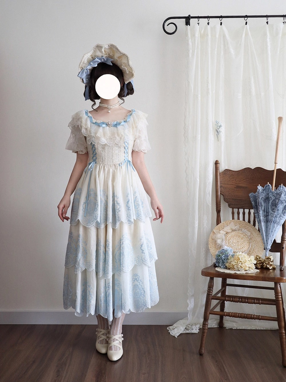 【受注予約~9/25】Point Gardens ワンピース【Miss Point】