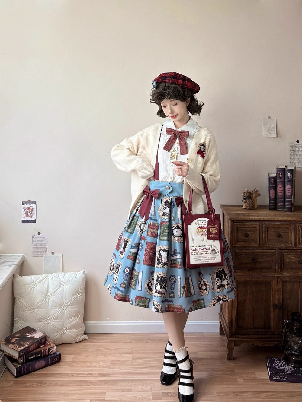 【受注予約~10/22】Wheat Book サロペット【Miss Cube】