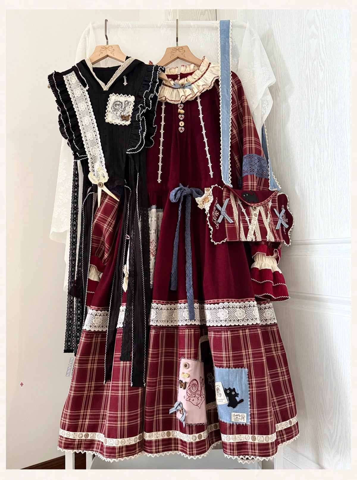 【受注予約~11/18】黒猫裁縫教室 フルセット【Peony】