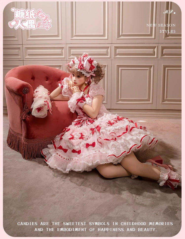 【受注予約~12/8】Candy Wrapper ワンピース【花与珍珠匣】