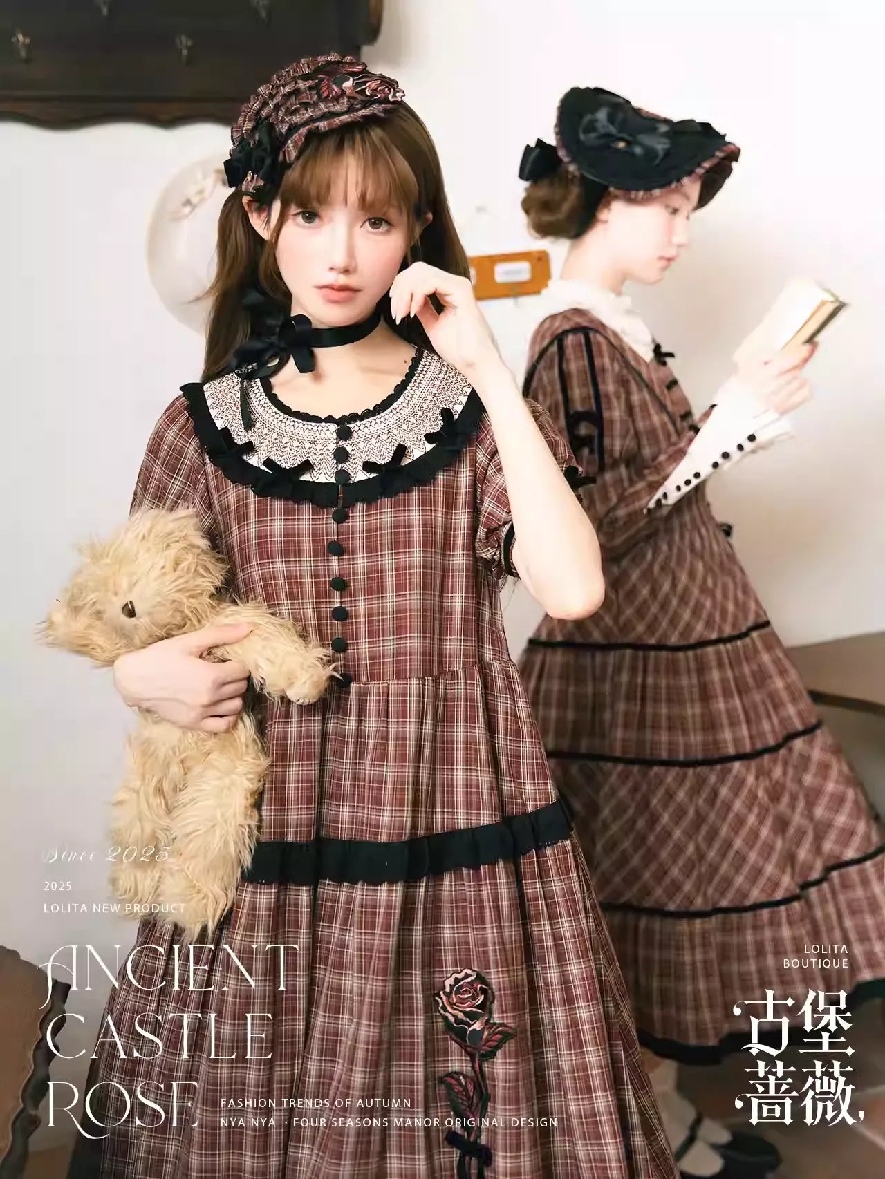 【受注予約~10/7】Castle Rose ワンピース【NyaNya】