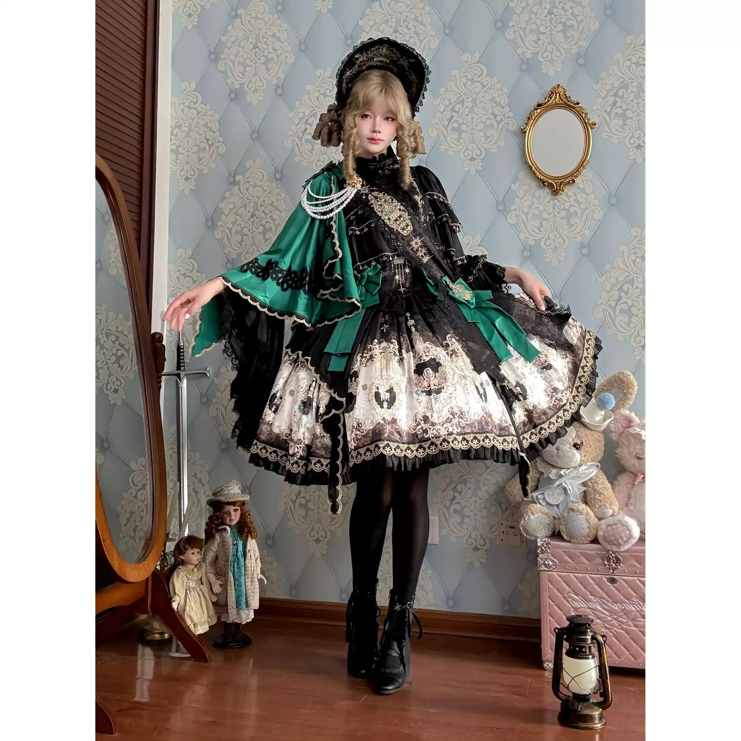 【受注予約~8/27】Treasures of the Louvre ジャンパースカート・ブラウス・スカート・フルセット【OrnateSoul】
