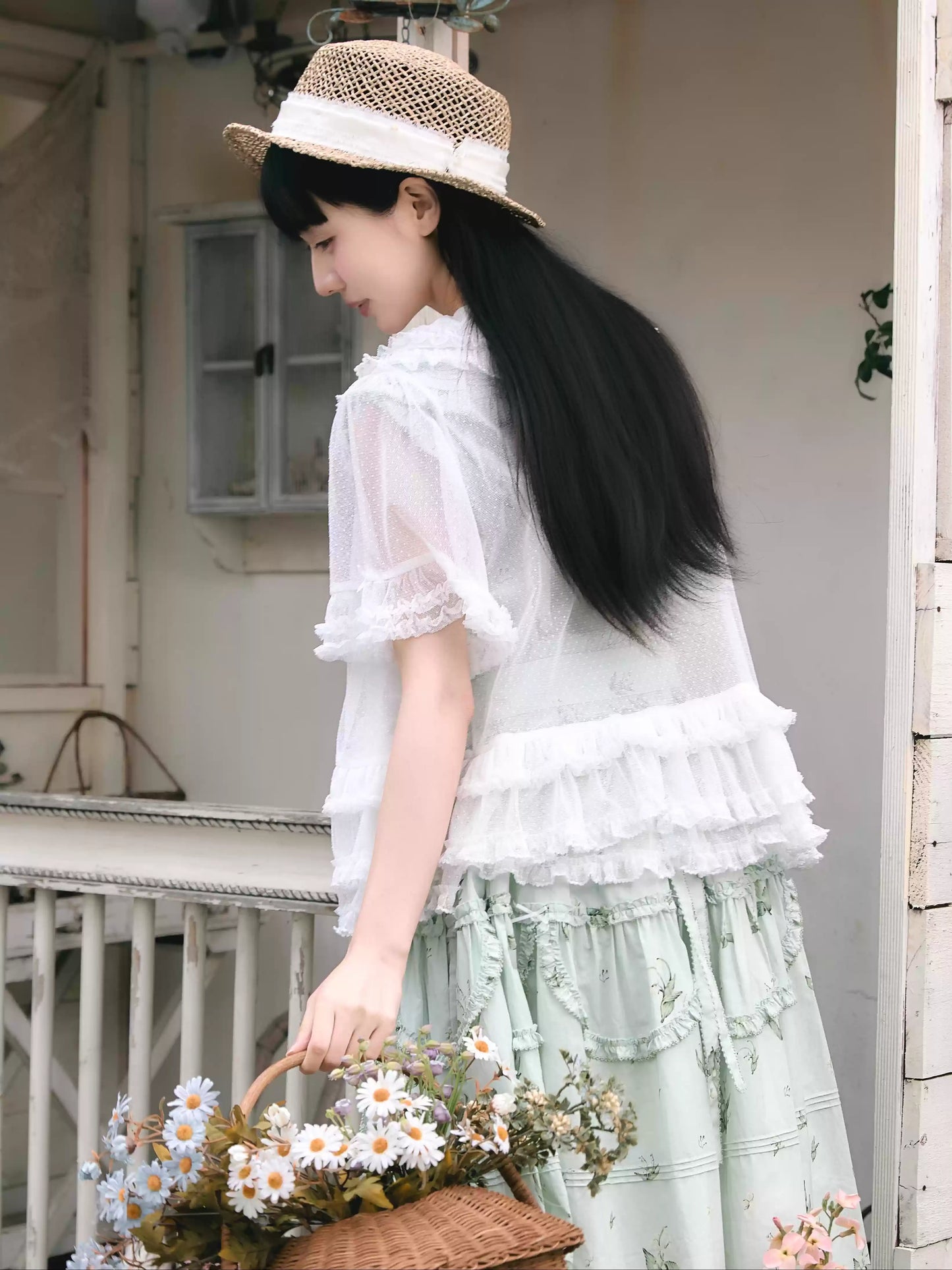 【受注予約~4/19】霧の鈴蘭 カーディガン【Spring Flower Language】