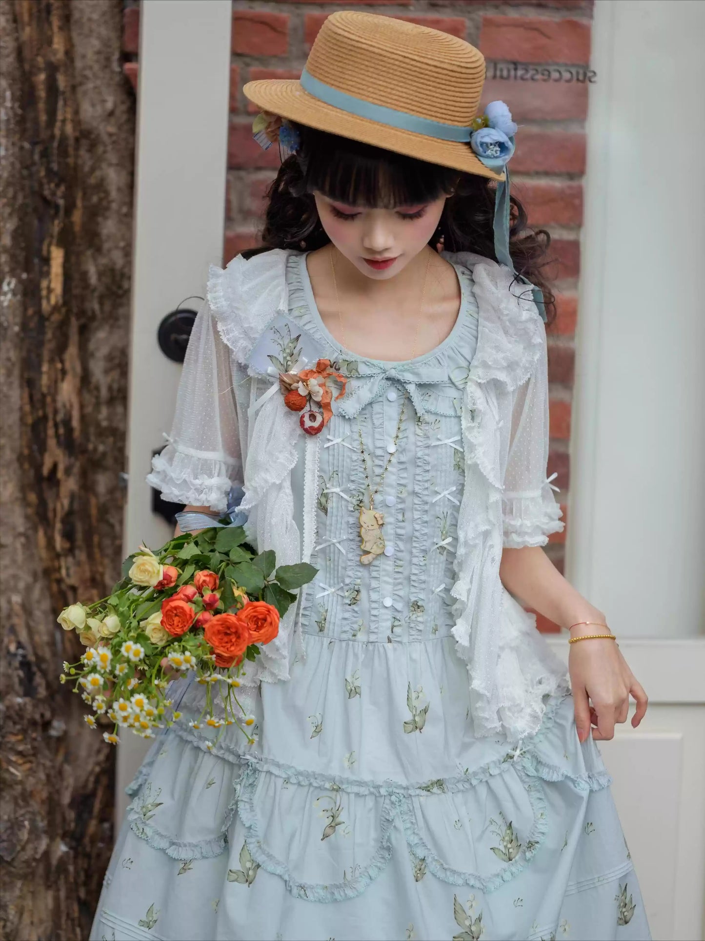 【受注予約~4/19】霧の鈴蘭 ワンピース【Spring Flower Language】