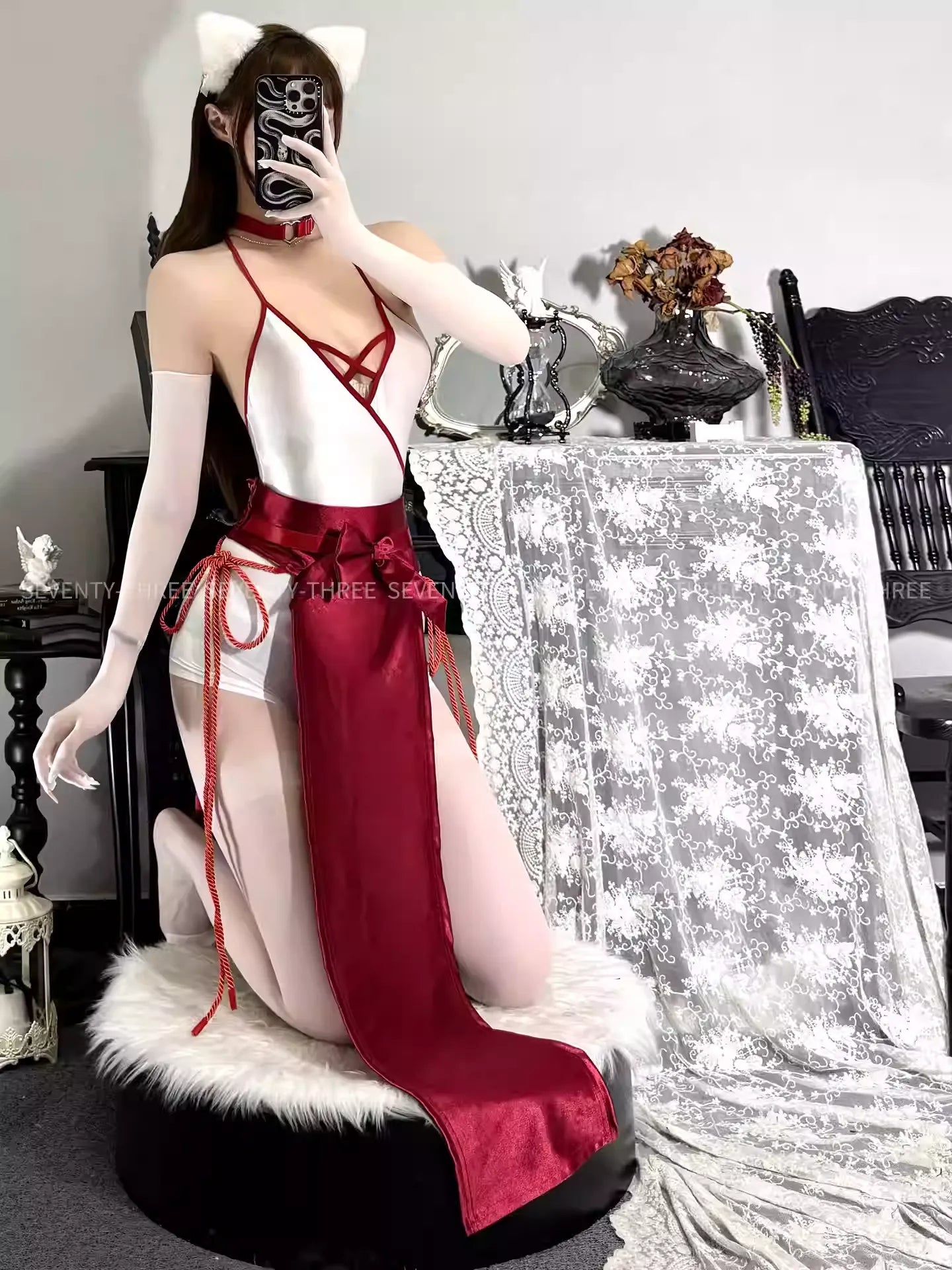 Moonlight Shrine Maiden One-Piece Set [SEVENTY-THHREE]