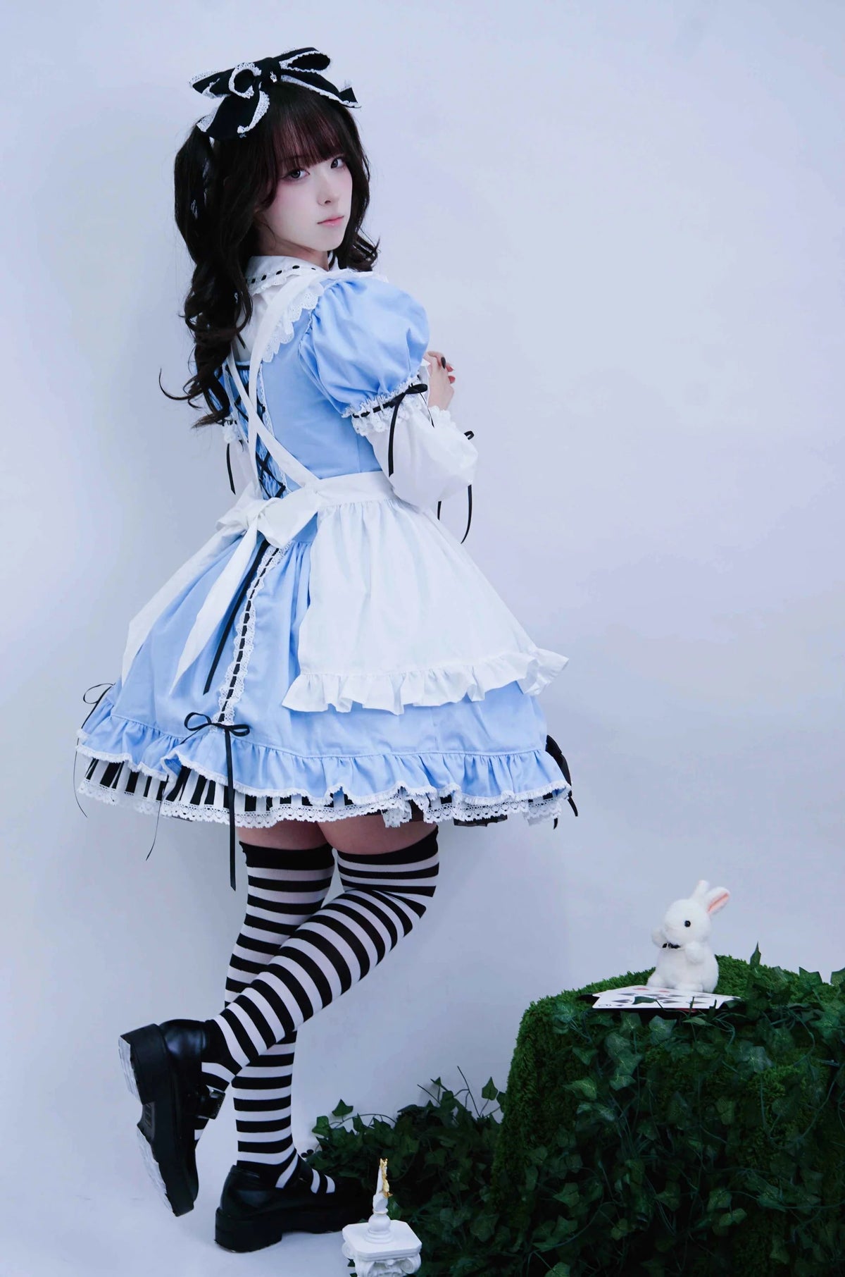 Lady Cotton Lace Apron【Rose Noire】