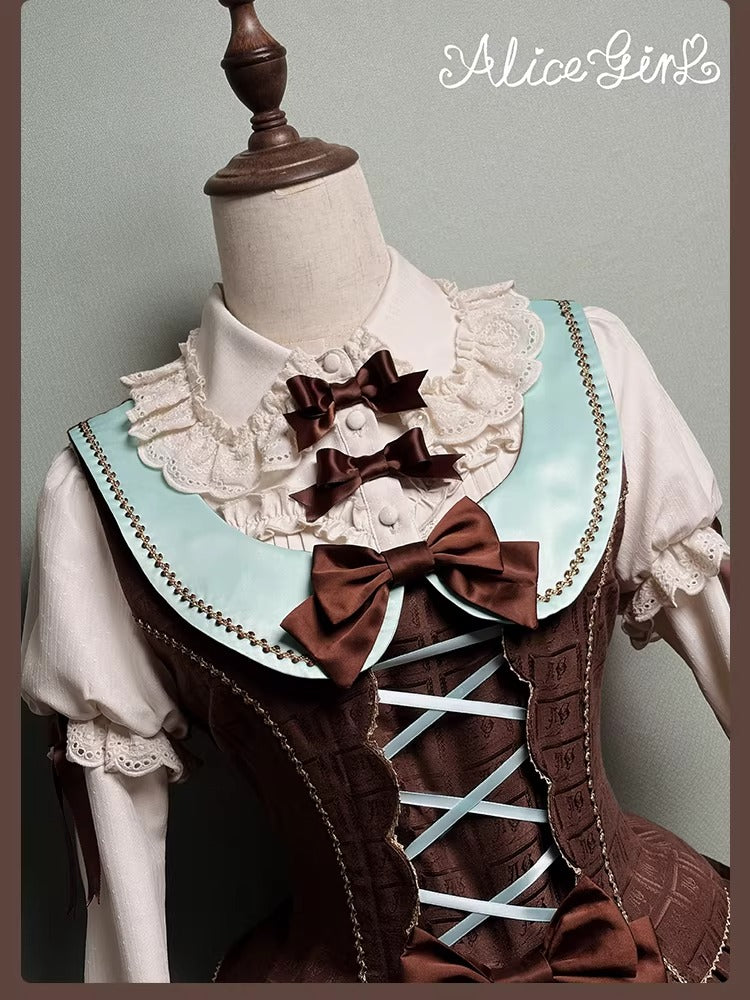 【受注予約~3/3】Chocolate Bear ジャンパースカート・スカート【Alice Girl】