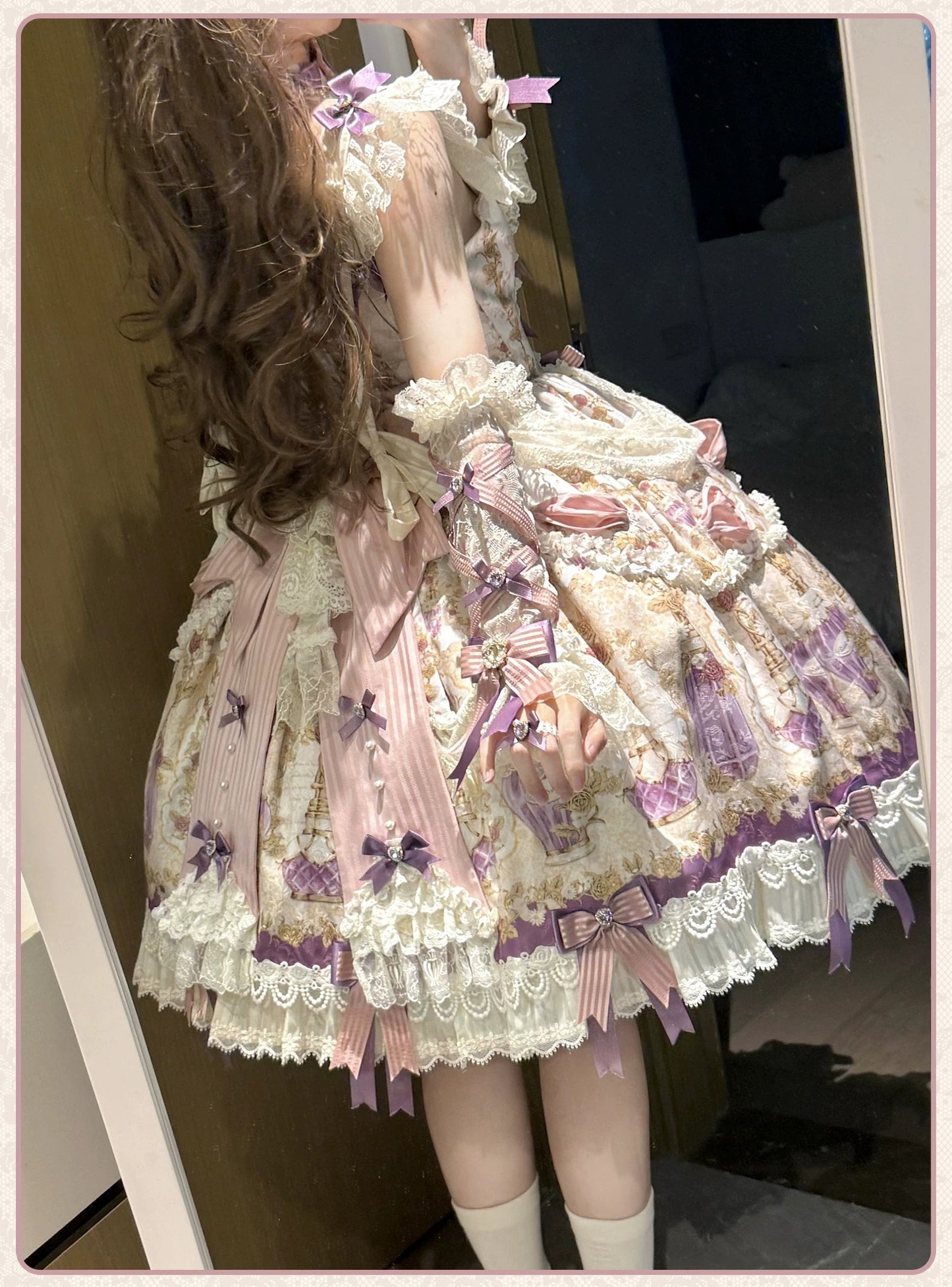【受注予約~6/16】Antique Jewel Fragrance ジャンパースカート・フルセット【双生小熊】