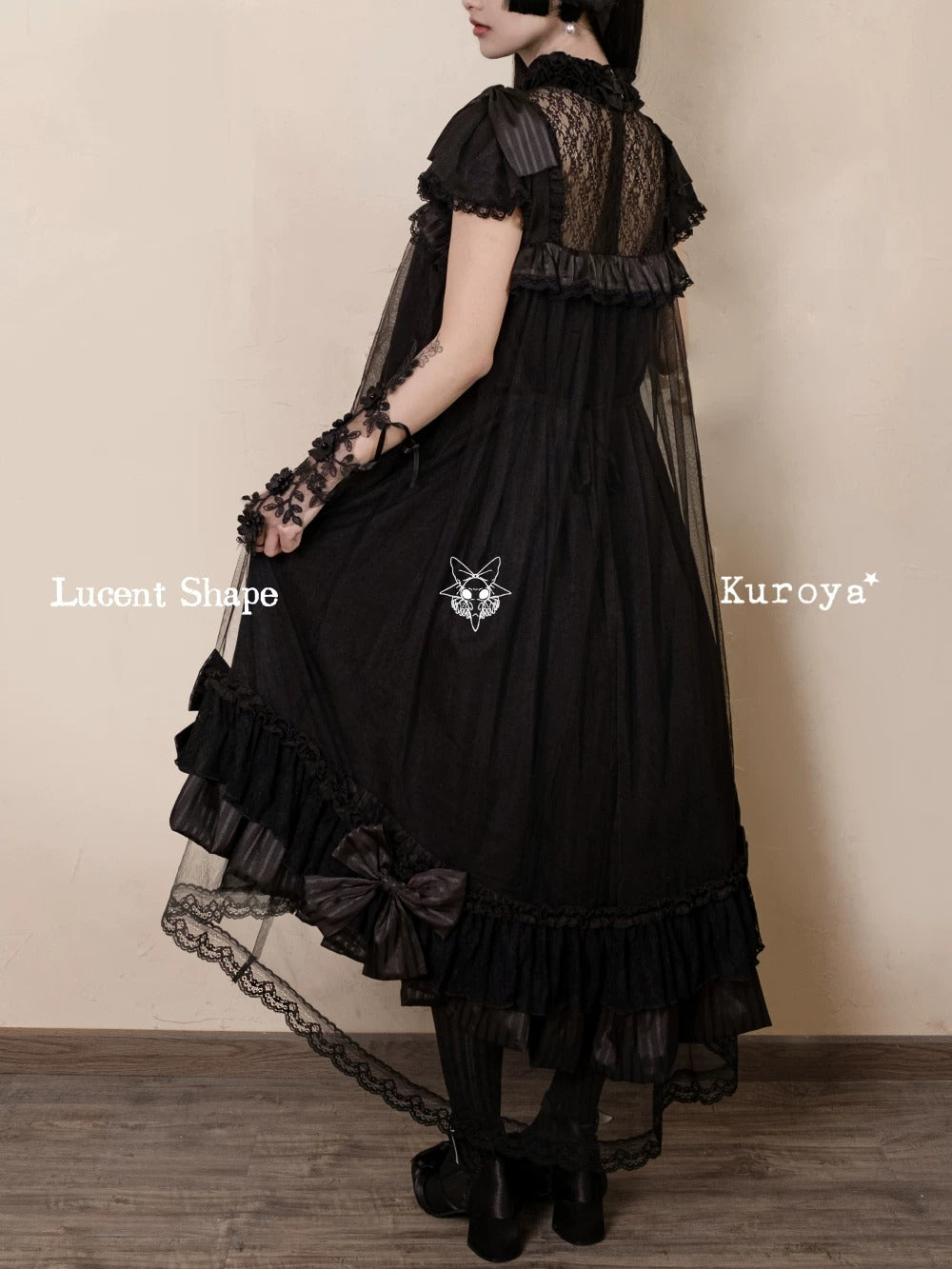 【受注予約~6/3】Lucent Shape ワンピース【Kuroya】