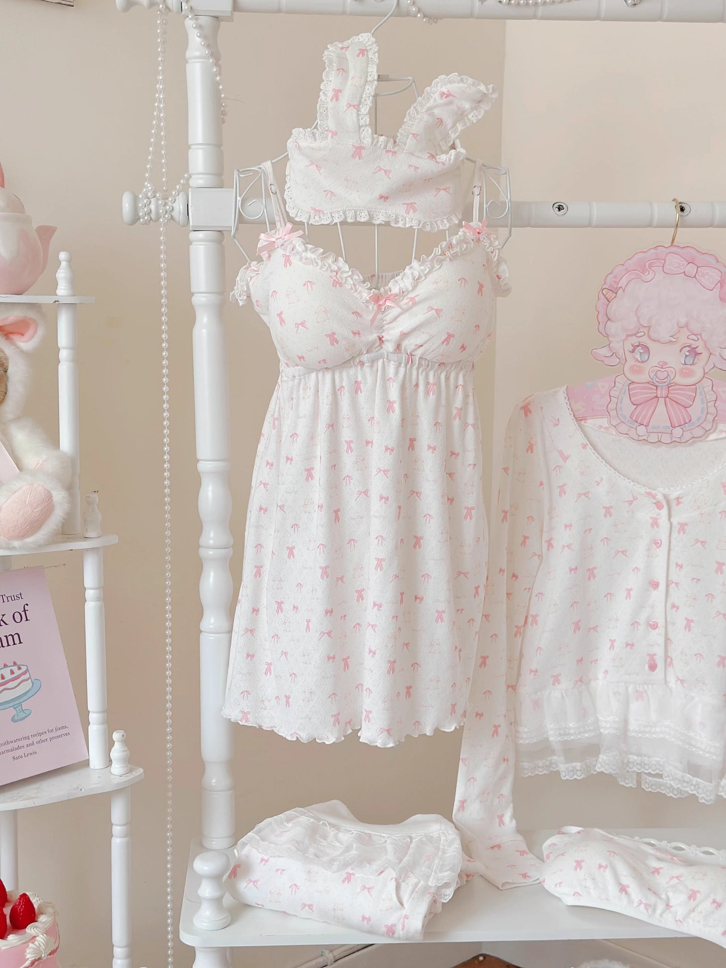 リボンナイトウェア【Sheep Puff】