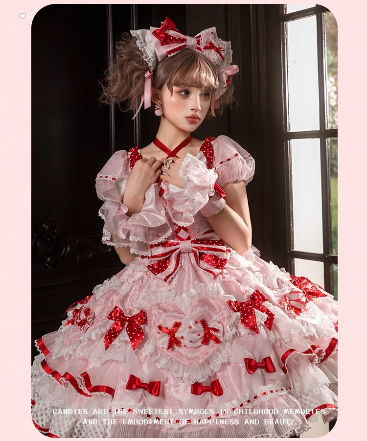 【受注予約~12/8】Candy Wrapper ワンピース【花与珍珠匣】