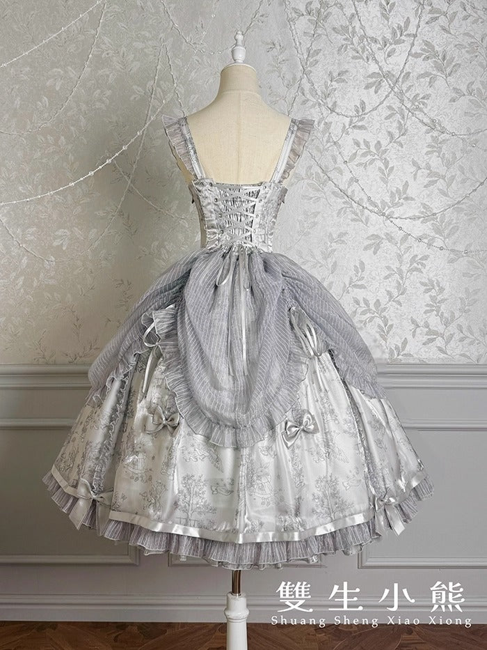 【受注予約~9/11】Gilded Dream ジャンパースカート【双生小熊】