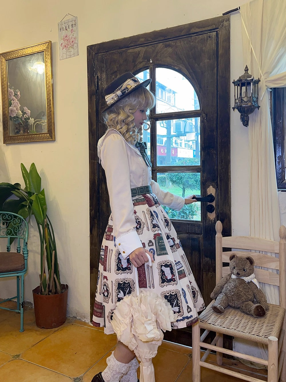 【受注予約~10/22】Wheat Book サロペット【Miss Cube】