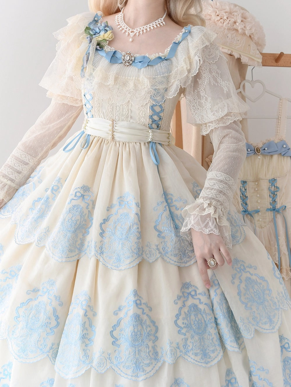 【受注予約~9/25】Point Gardens ワンピース【Miss Point】