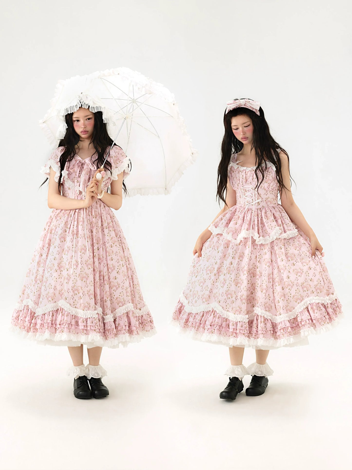 【受注予約~6/28】Bouquet of flowers for autumn 2026 ジャンパースカート(タイプ1)【BacioBouquet】