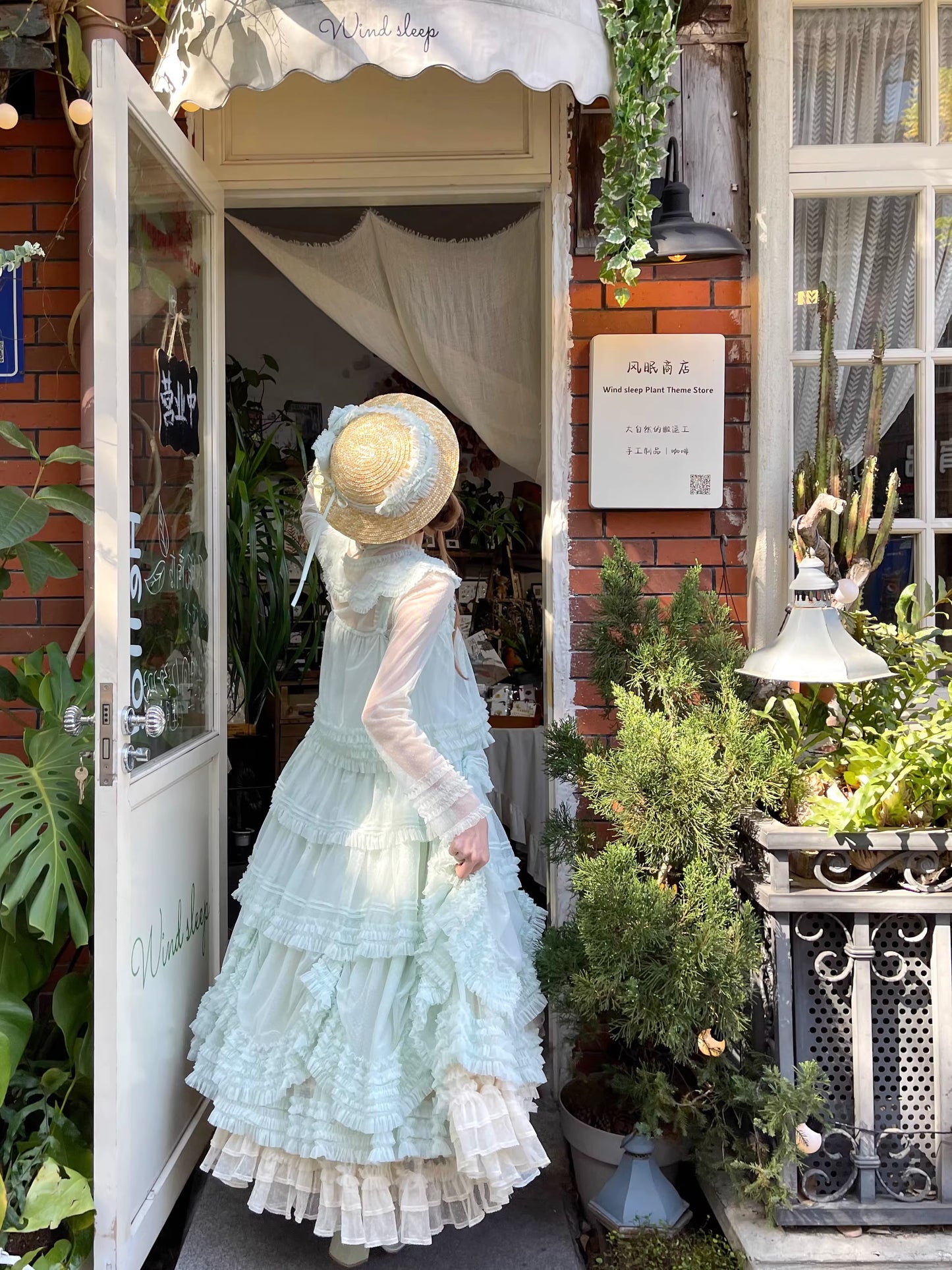 【受注予約~4/16】ドットチュールティアードジャンパースカート（125cm）【暖屿洋装】