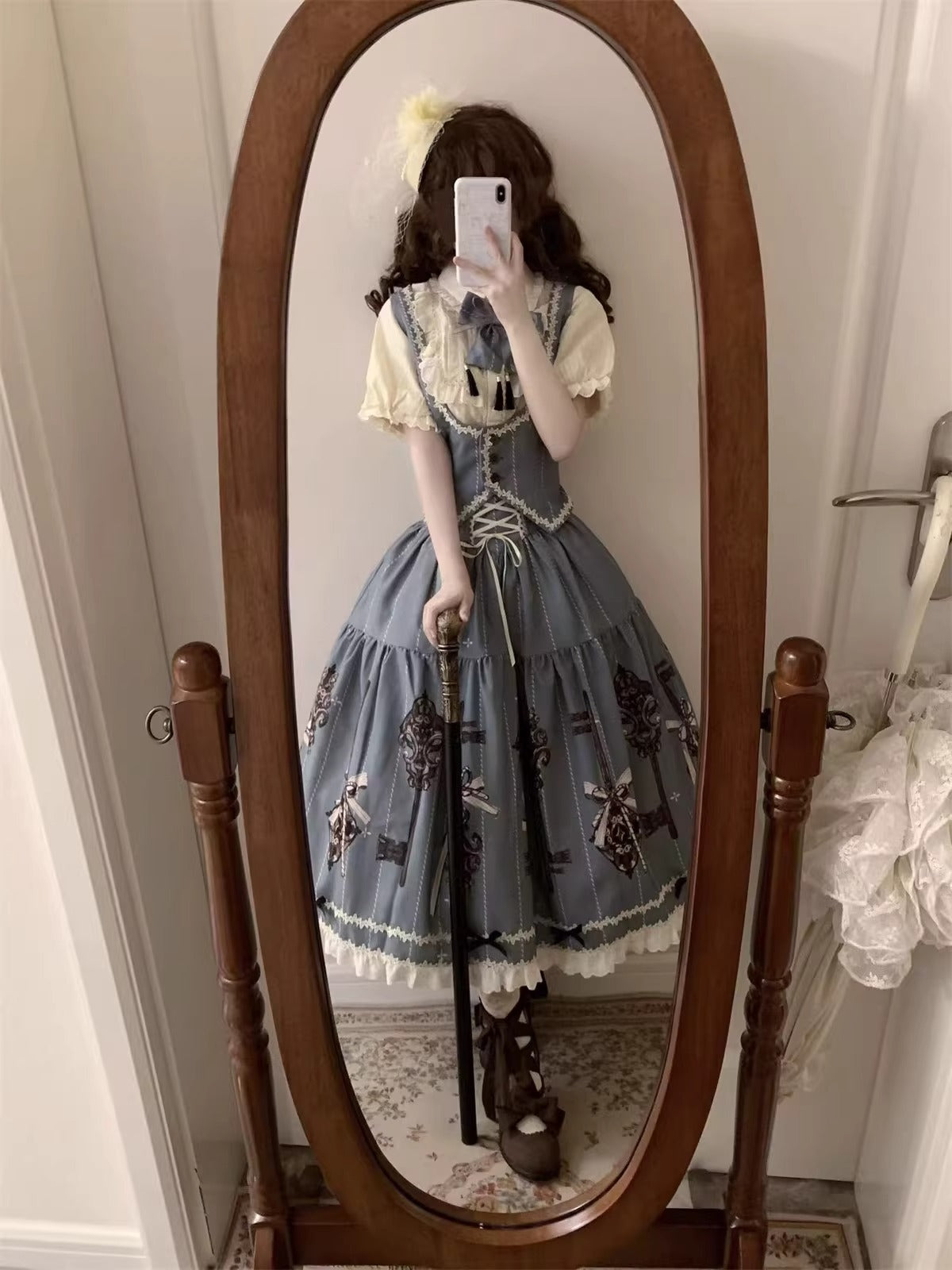 【受注予約~3/18】Secret key ベスト・ブラウス・スカート【Uncle's Workshop】