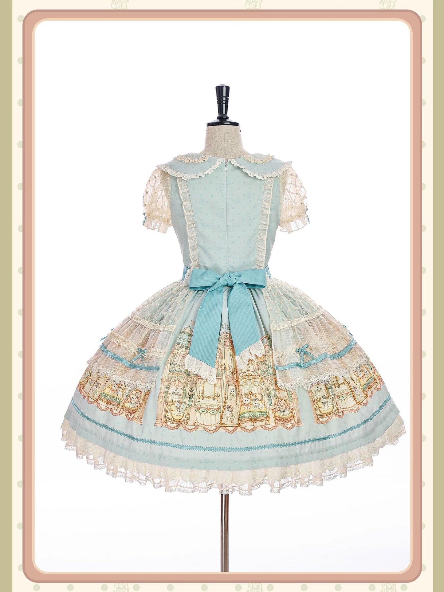 【受注予約~9/6】Fluffy Cat Castle ワンピース・ジャンパースカート【Alice Girl】