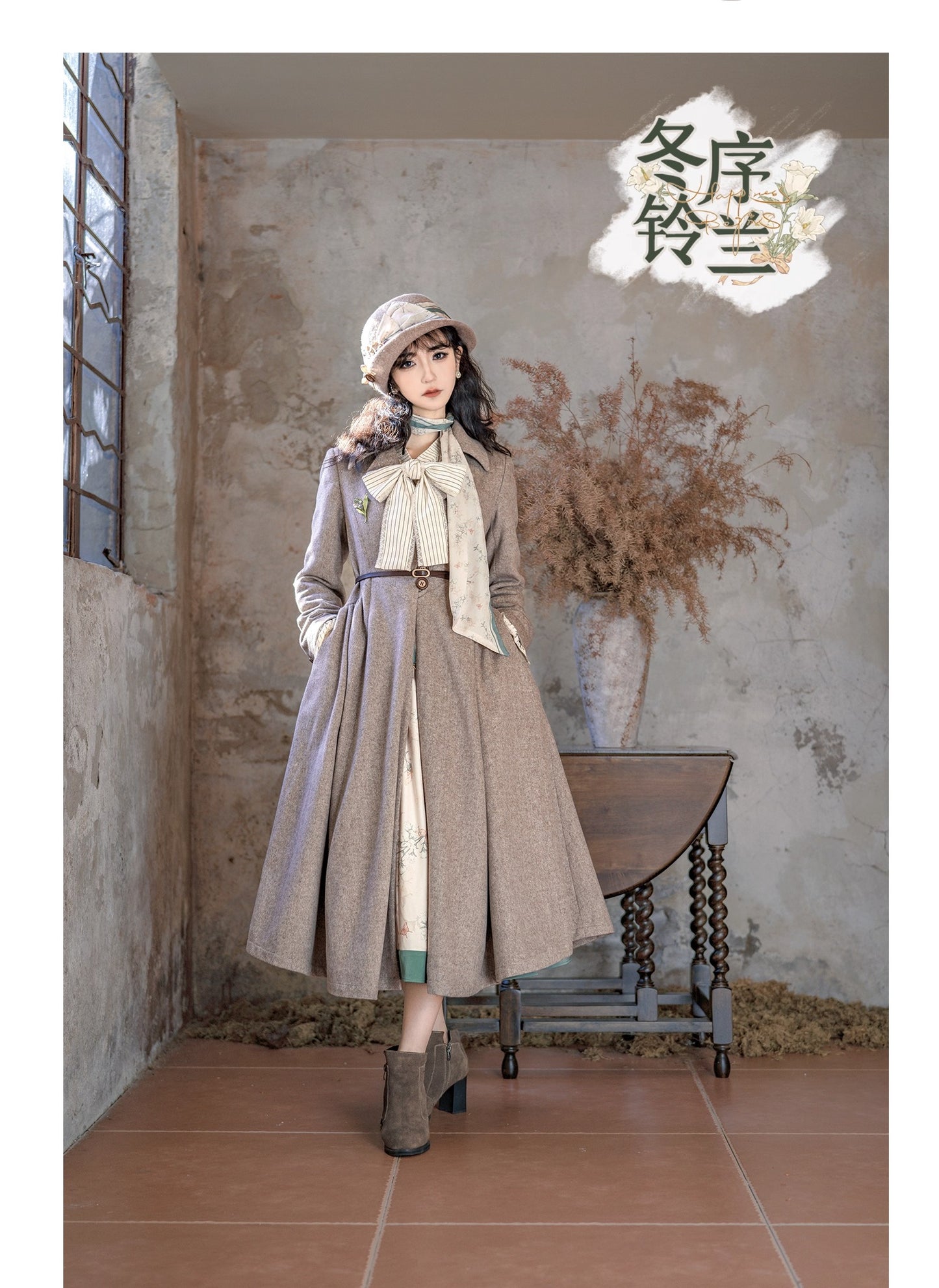 【受注予約~12/23】鈴蘭と冬 アクセサリー【Button Bear】