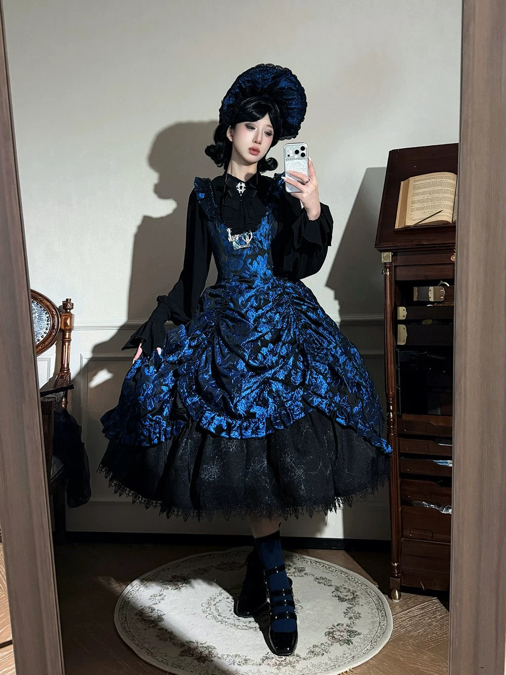【受注予約~8/27】Midnight Lily ジャンパースカート【Miss Cube】
