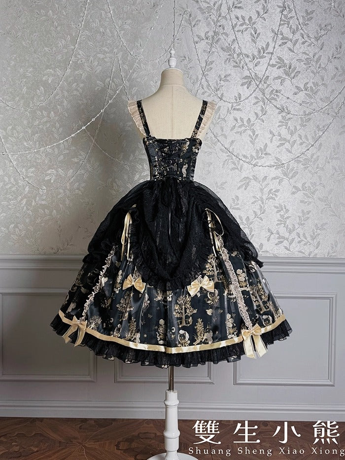 【受注予約~9/11】Gilded Dream ジャンパースカート【双生小熊】