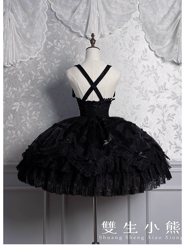 Black Mist Feast ジャンパースカート【双生小熊】 – Epetice