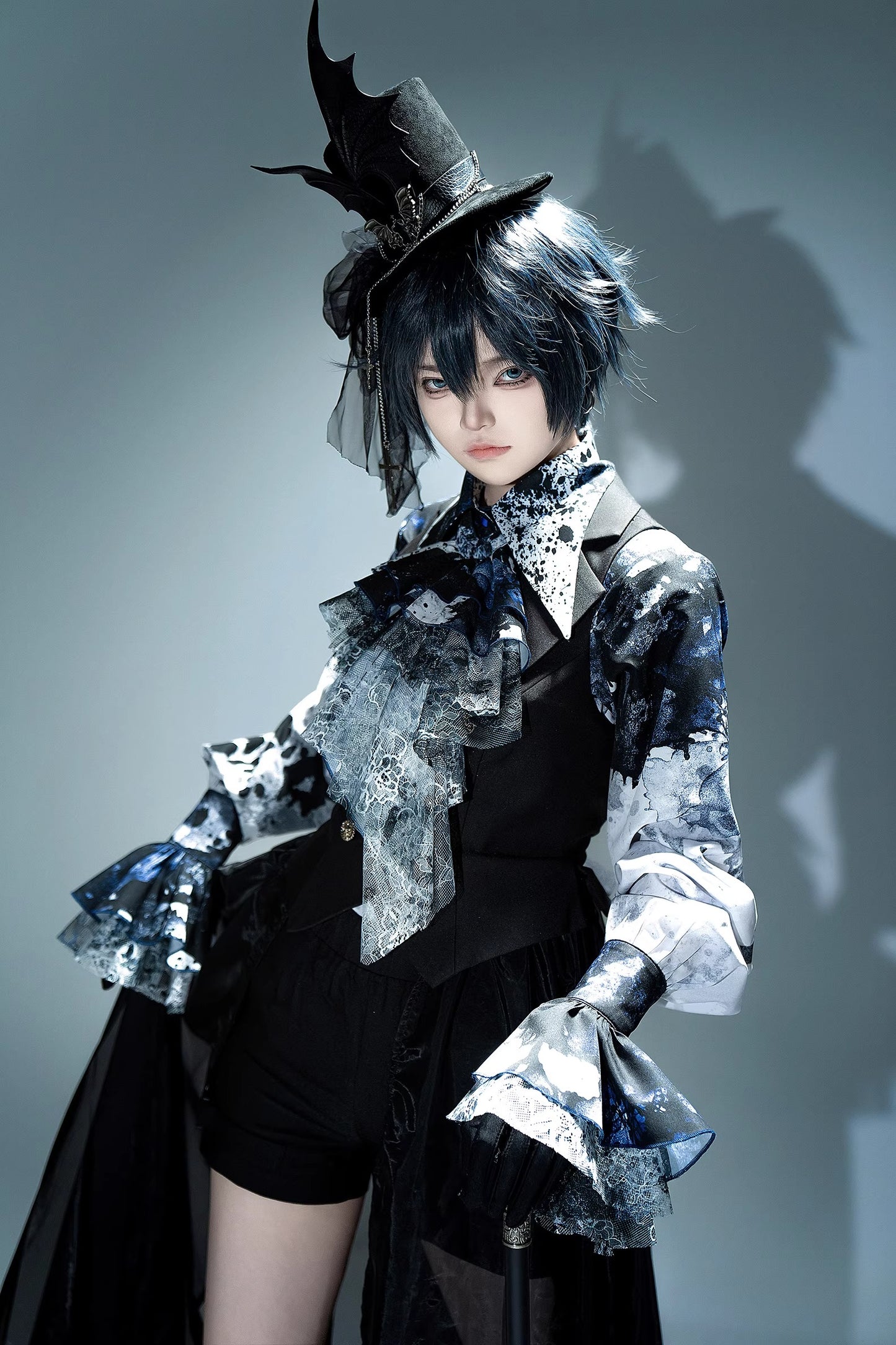 【受注予約~12/10】Horrible Wonderland ブラウス(プリントver.)【Lilith House】