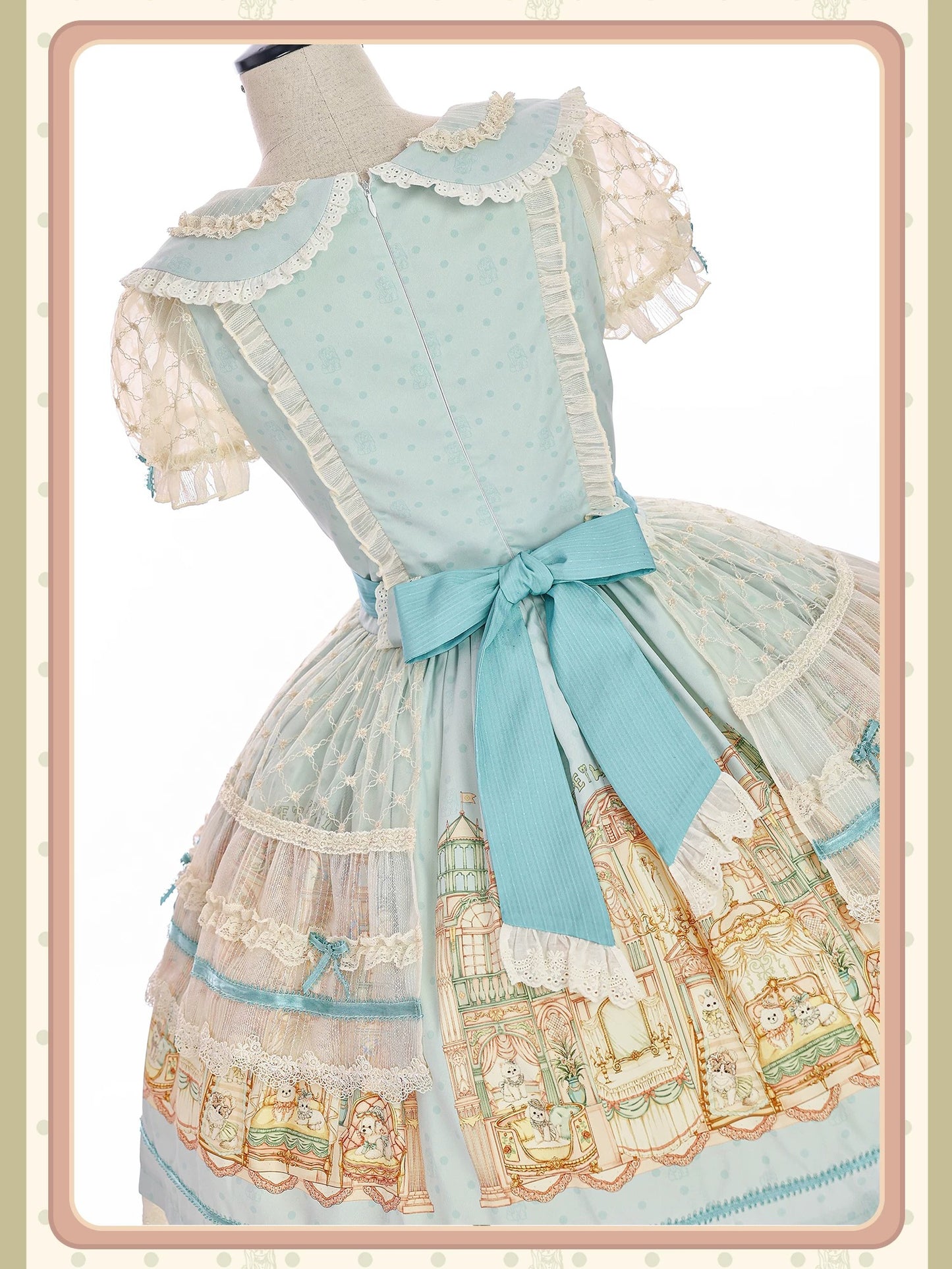 【受注予約~9/6】Fluffy Cat Castle ワンピース・ジャンパースカート【Alice Girl】