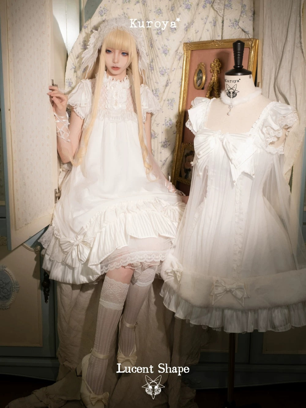 【受注予約~6/3】Lucent Shape ワンピース【Kuroya】
