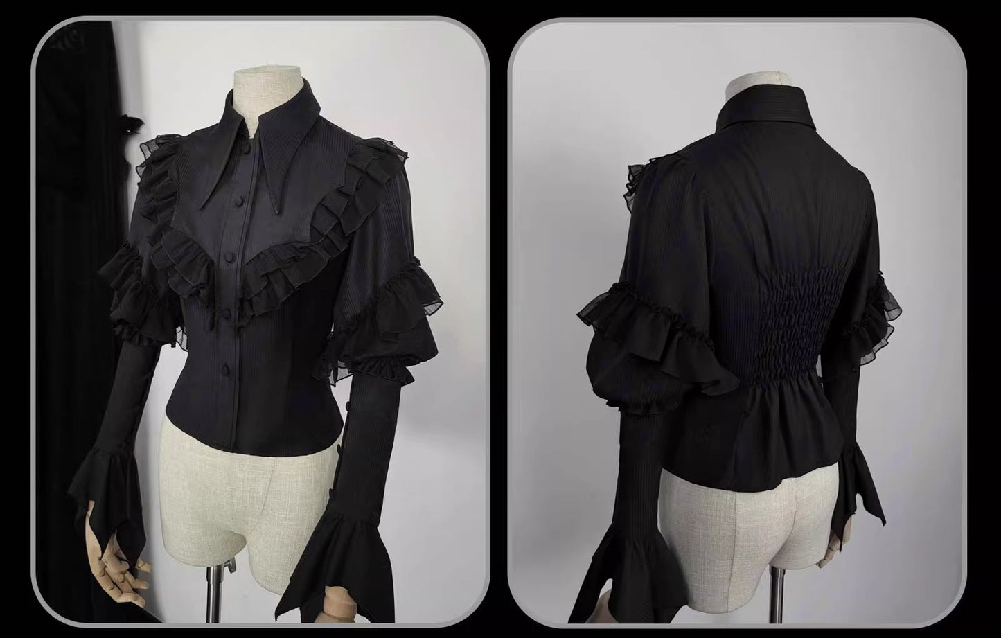 【受注予約~11/20】Butterfly Bone ボレロ・コルセット・ブラウス【SUSIN】