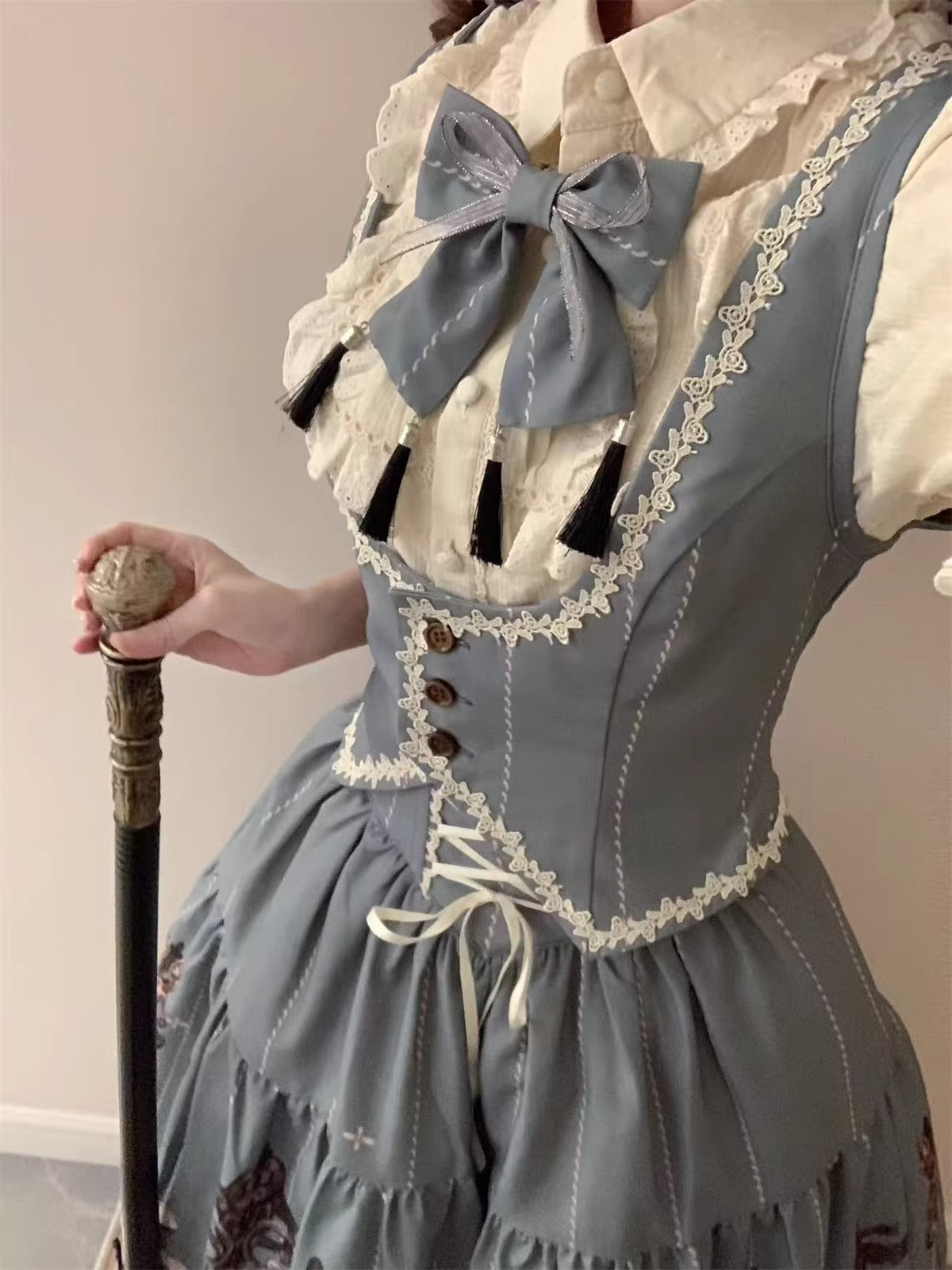 【受注予約~3/18】Secret key ベスト・ブラウス・スカート【Uncle's Workshop】