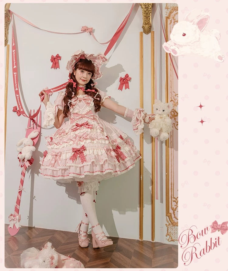 Bow Rabbit ワンピース【Melliflorpearl】