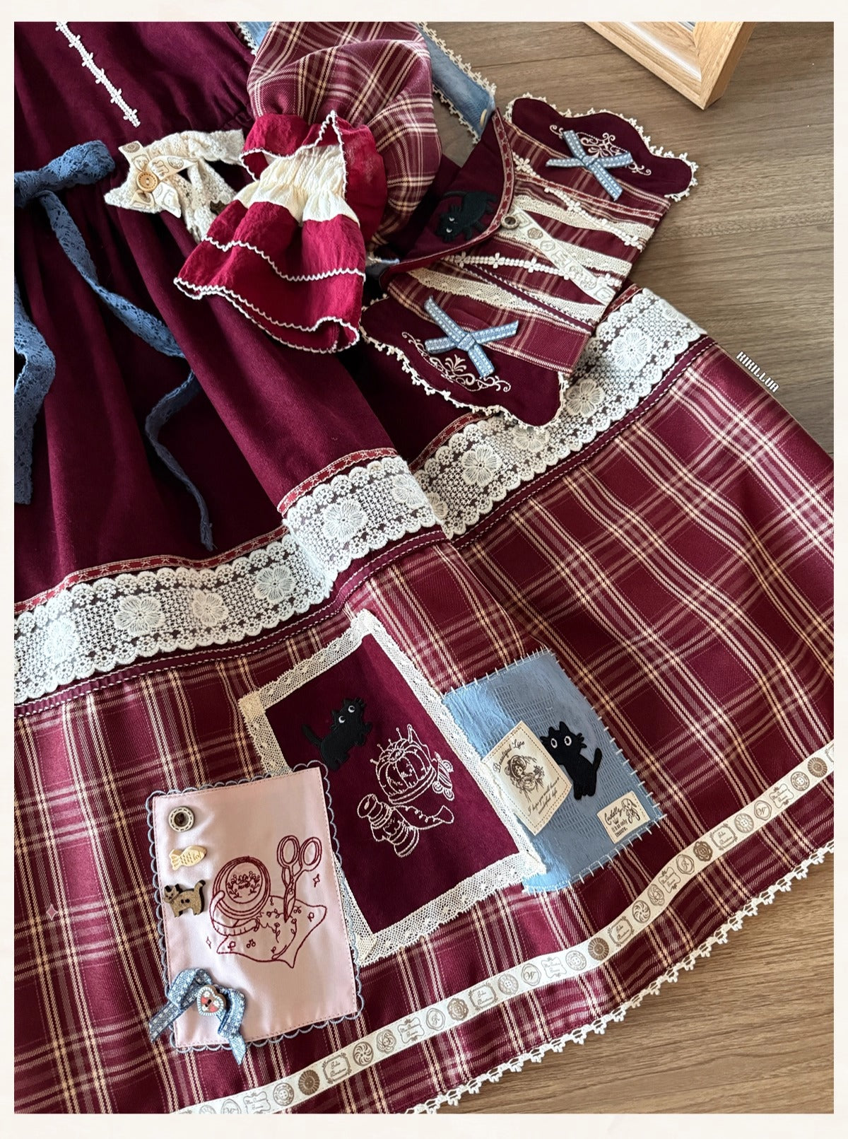 【受注予約~11/18】黒猫裁縫教室 フルセット【Peony】