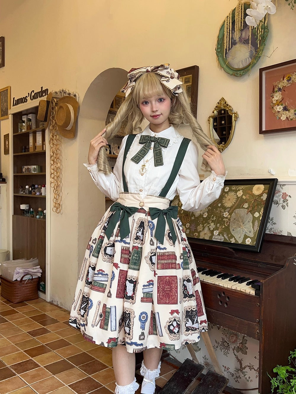 【受注予約~10/22】Wheat Book サロペット【Miss Cube】