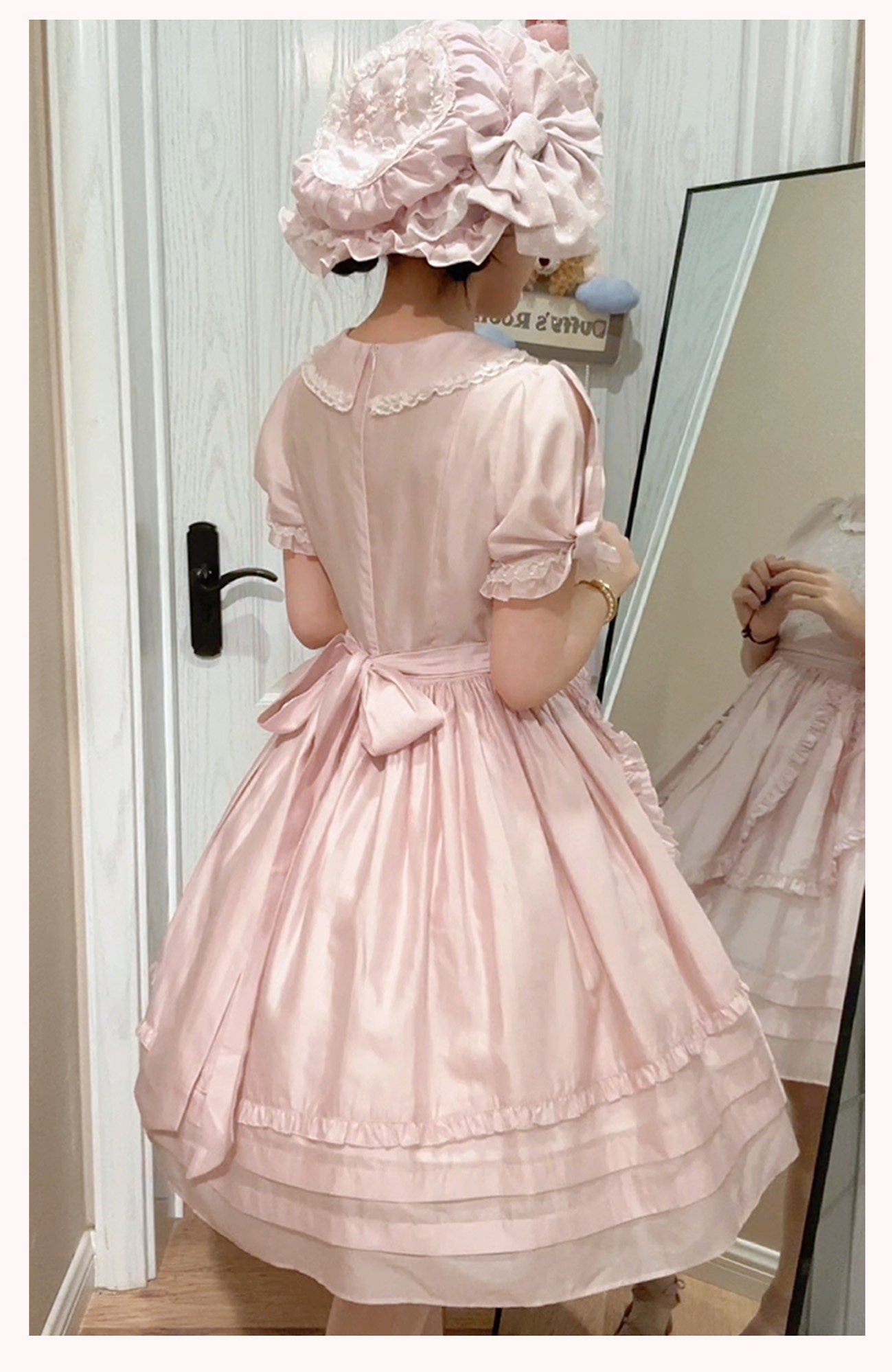 【受注予約~1/29】浮桜 ワンピース・ジャンパースカート【LizBird】