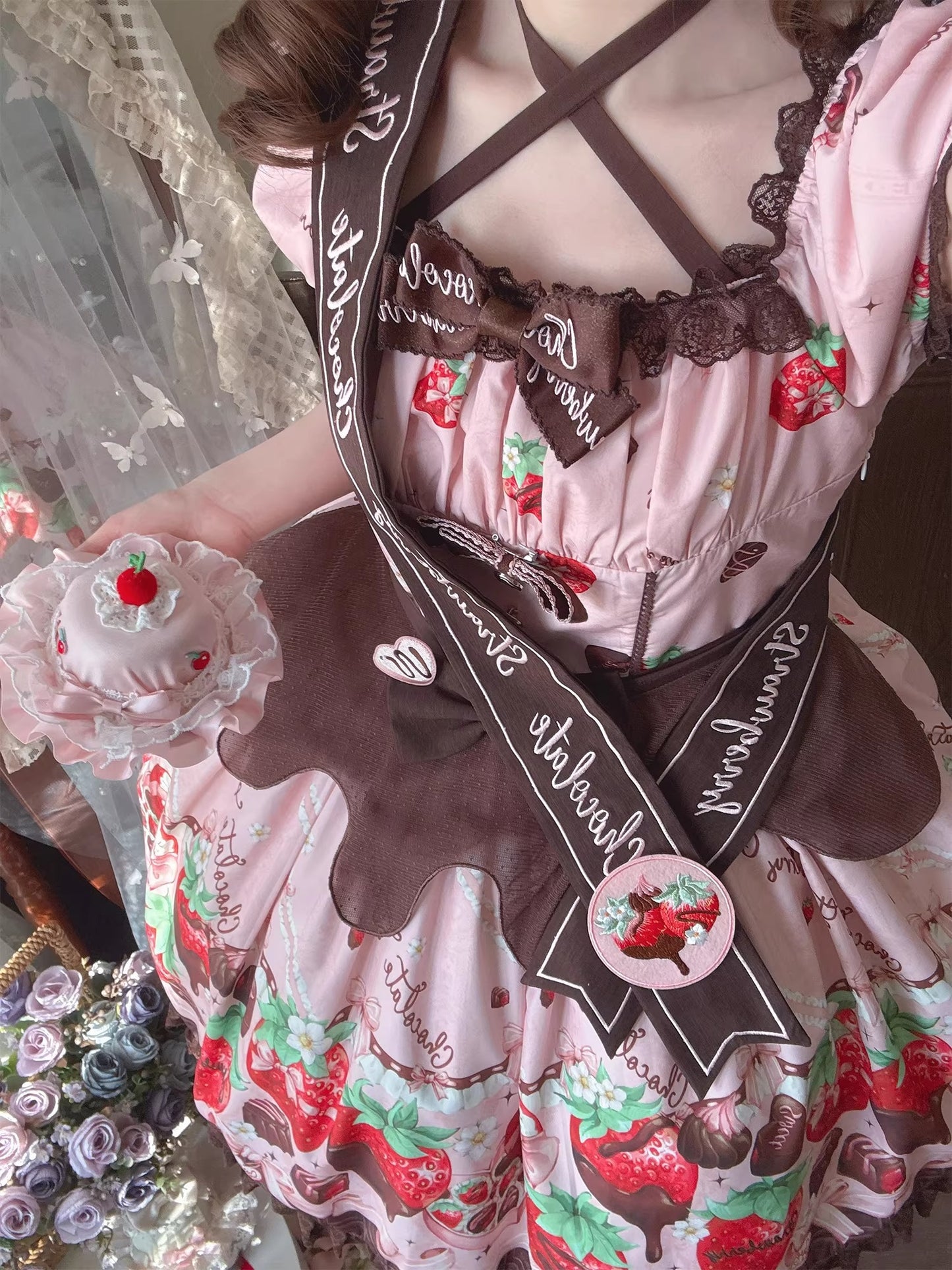 【受注予約~3/30】Berry Lovers ワンピース・ジャンパースカート・サロペット・ブラウス【DreamWhale】