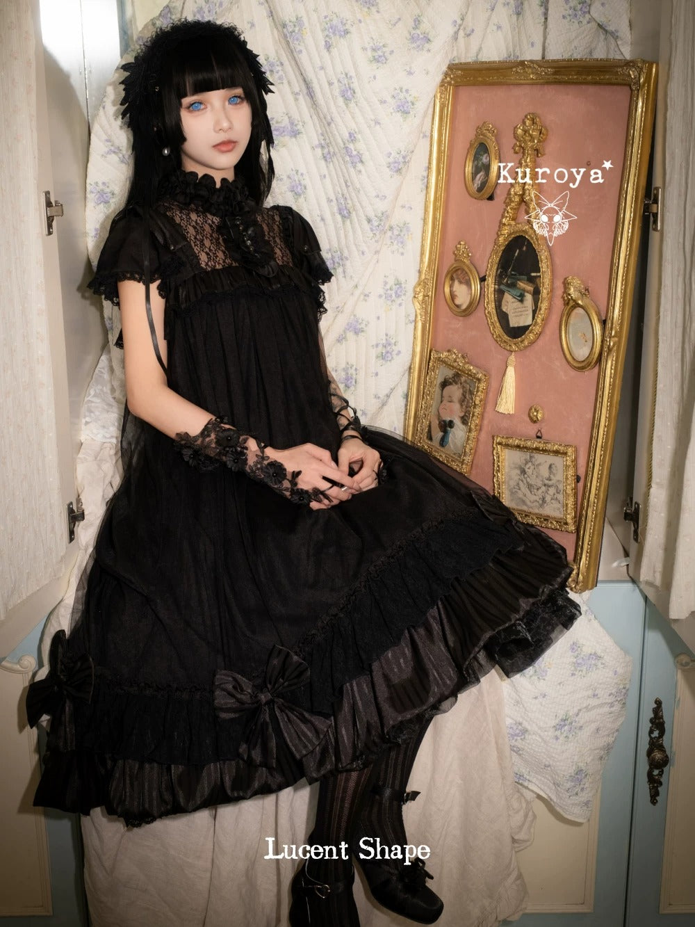 【受注予約~6/3】Lucent Shape ワンピース【Kuroya】
