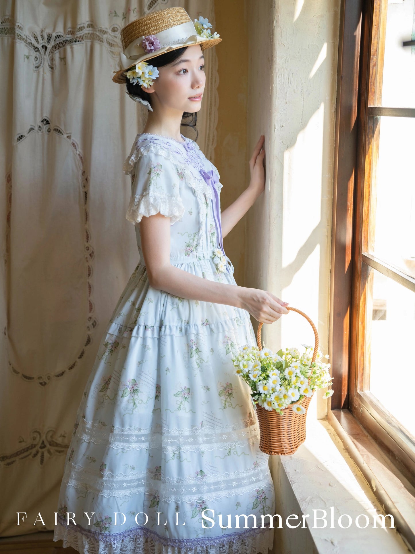 【受注予約~9/8】夏咲の花々 ワンピース【Fairy Doll】