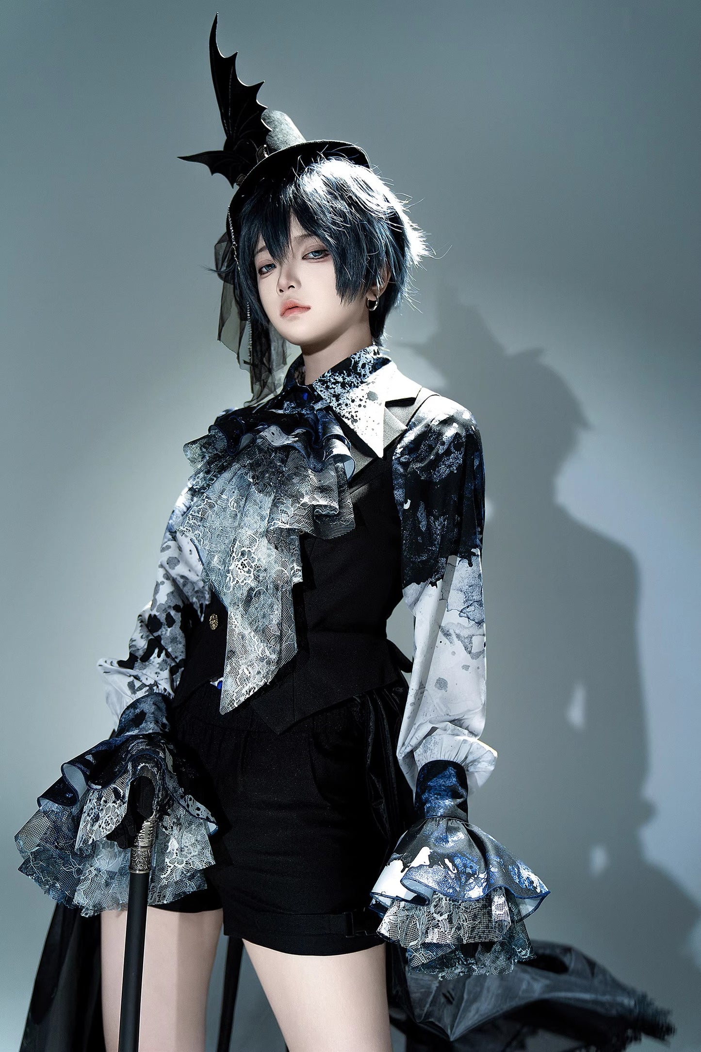 【受注予約~12/10】Horrible Wonderland ブラウス(プリントver.)【Lilith House】