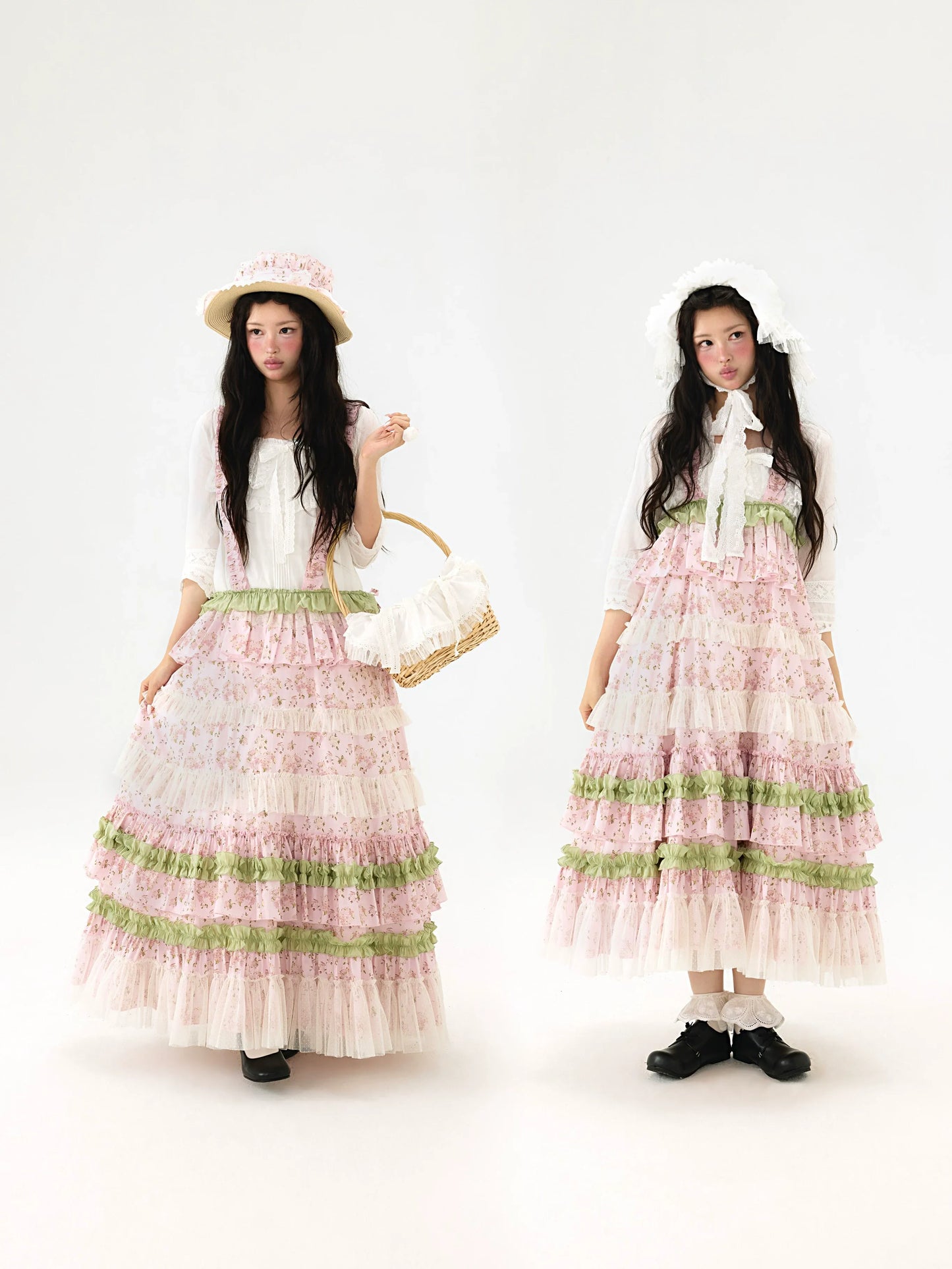【受注予約~6/28】Bouquet of flowers for autumn 2026 ジャンパースカート(タイプ2)【BacioBouquet】