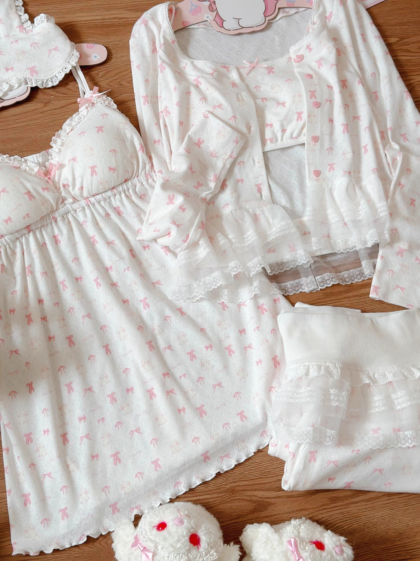 リボンナイトウェア【Sheep Puff】