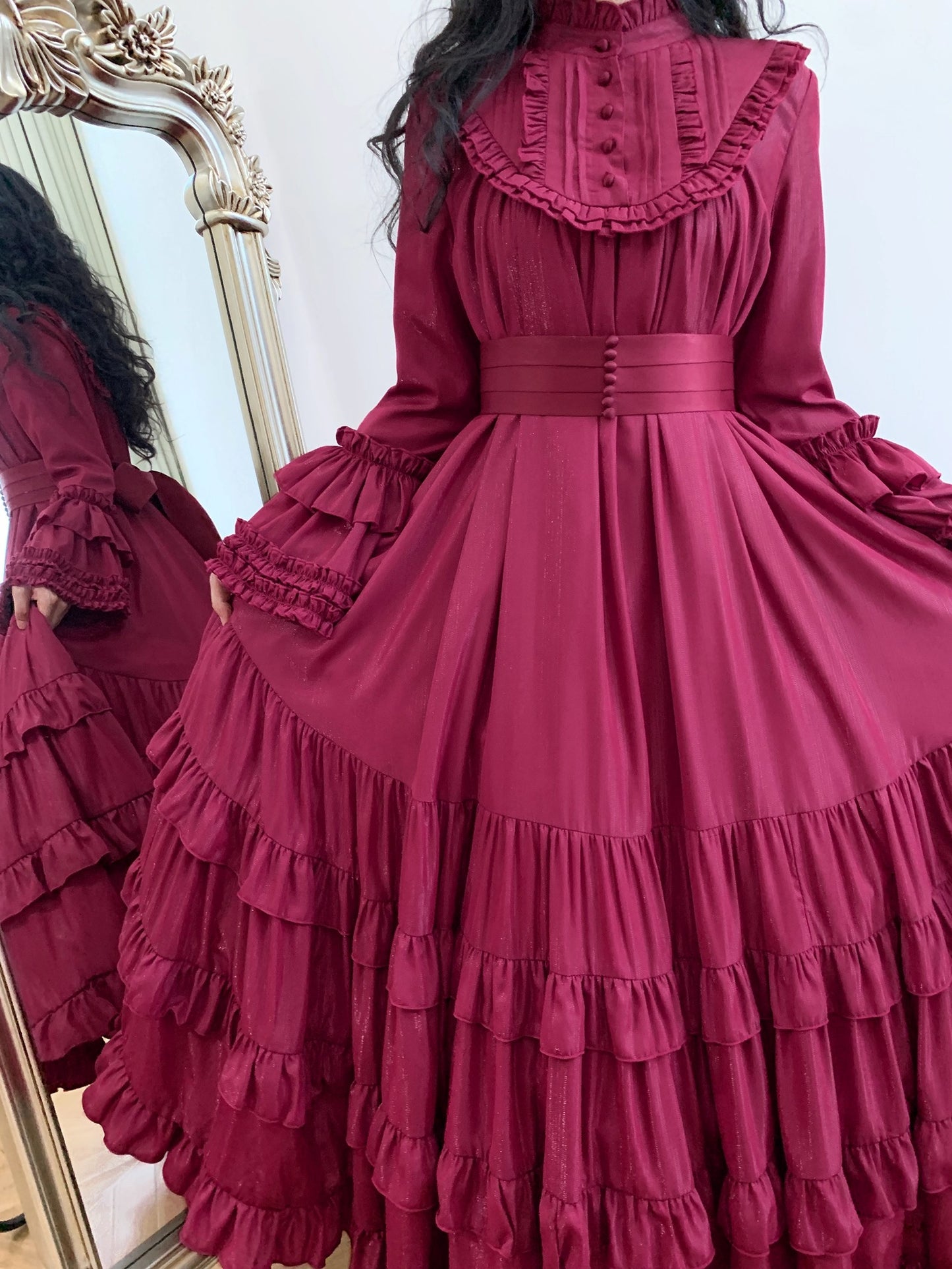 【受注予約~9/25】Princess of Windsor ワンピース・姫袖(ロング丈)【Little Dipper】