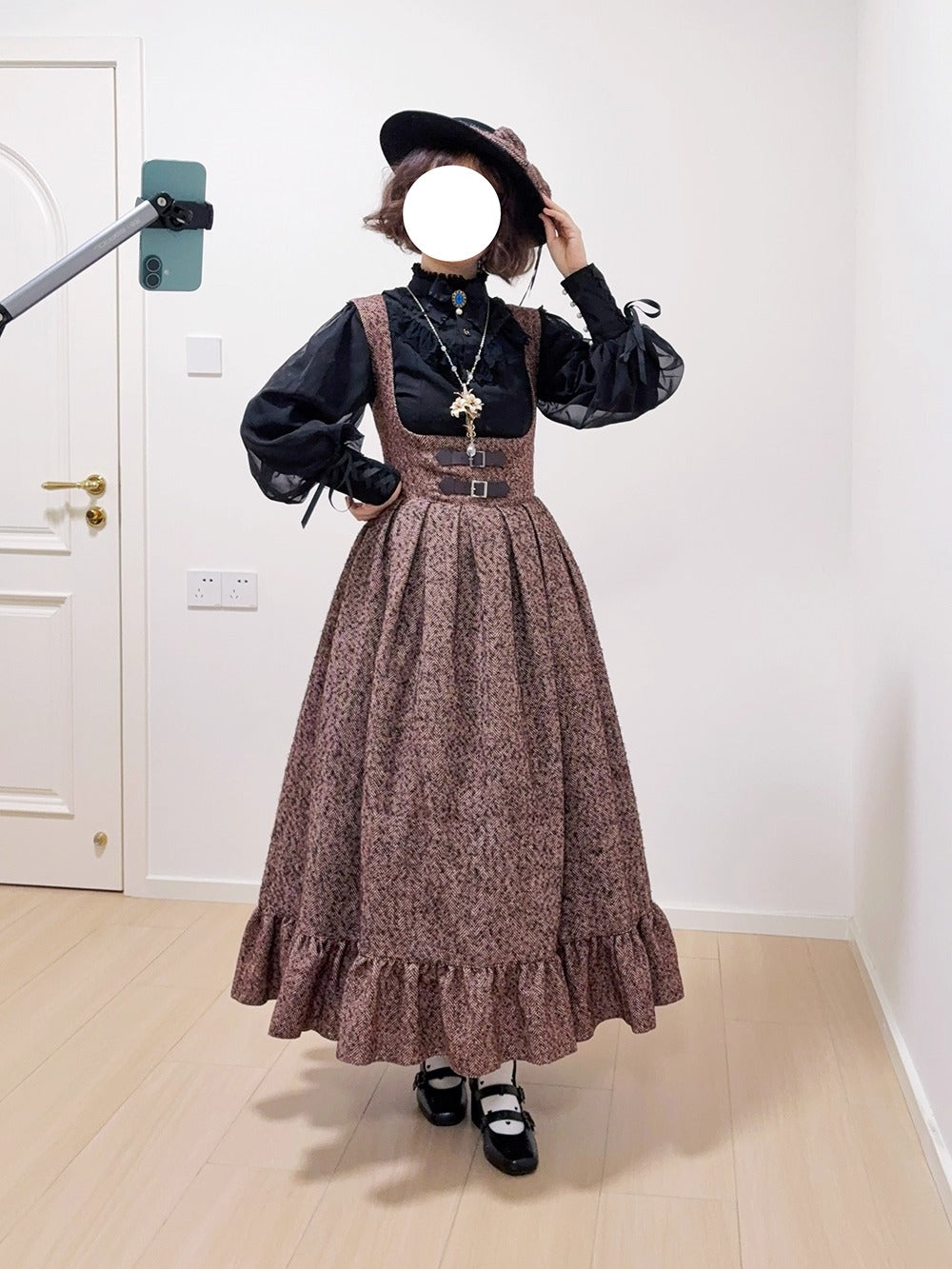 【受注予約~11/30】Earl Gray Tea 2.0 ジャンパースカート【Miss Cube】