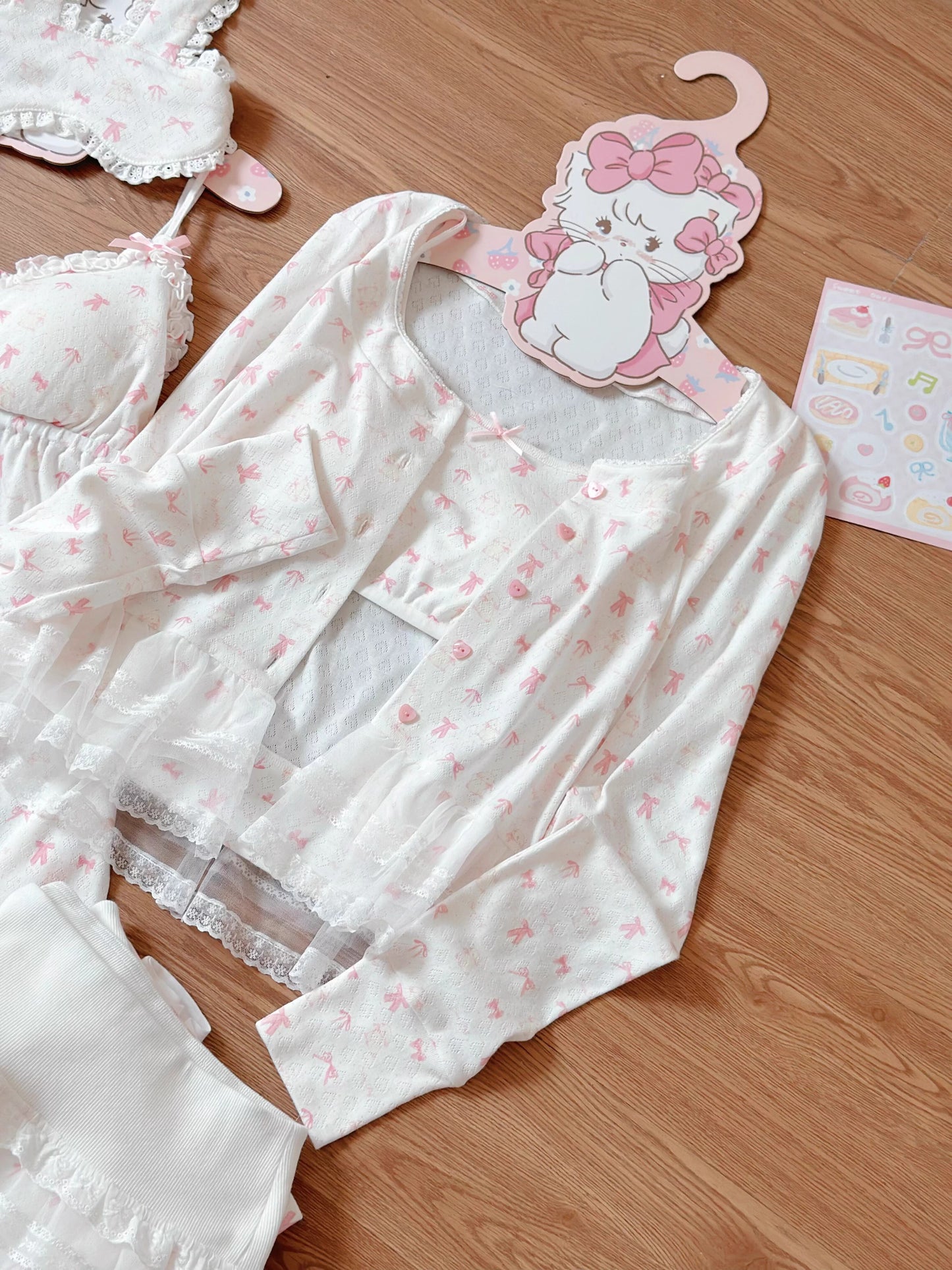 リボンナイトウェア【Sheep Puff】